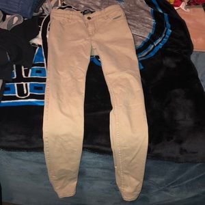 Low rise super skinny jeans